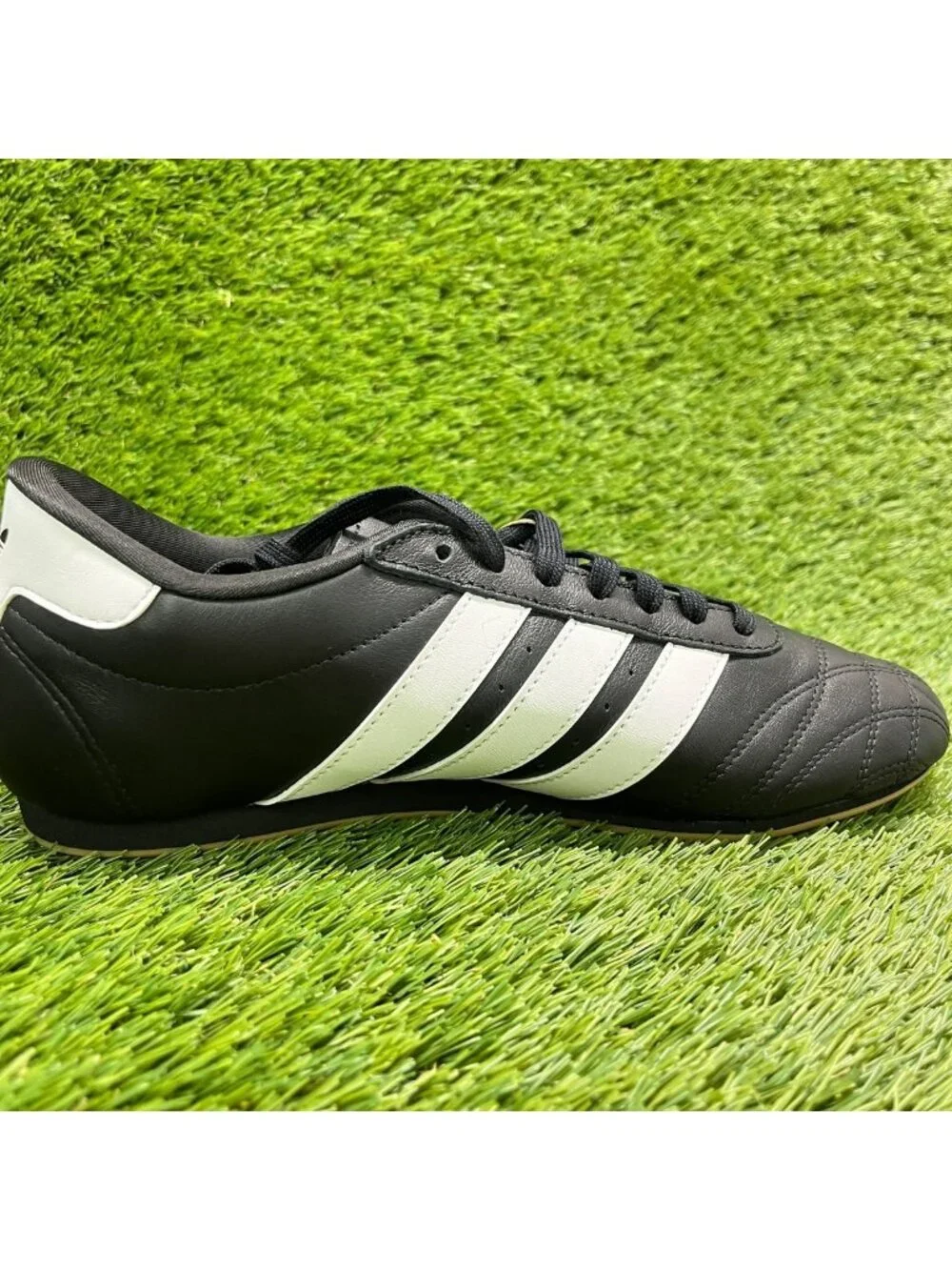 Adidas Taekwondo Lace Womens Size 8.5 Black Athletic Lifestyle Shoes Sneakers